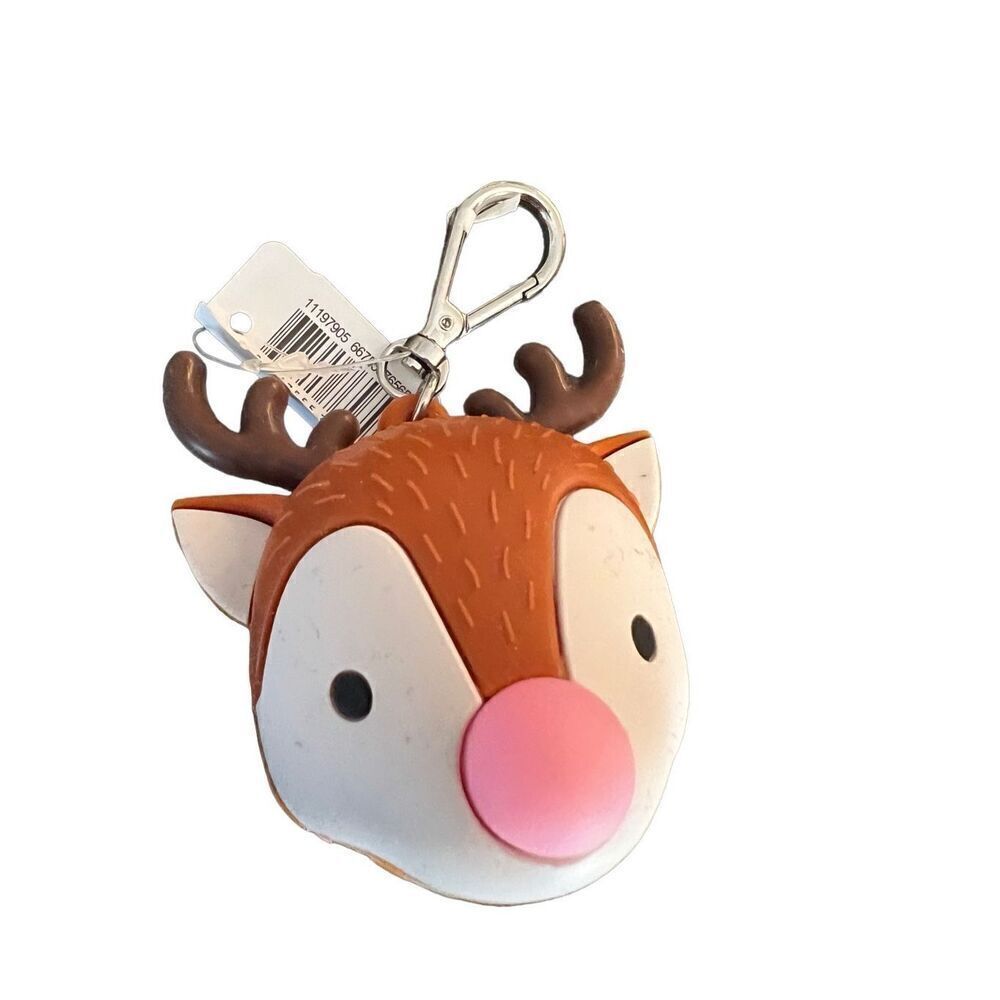 Bath & Body Works Christmas Reindeer  Holder Keychain - Picture 3 of 4